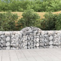 vidaXL Arched Gabion Baskets 5 pcs 78.7