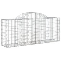 vidaXL Arched Gabion Baskets 5 pcs 78.7