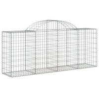 vidaXL Arched Gabion Baskets 12 pcs 78.7