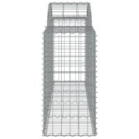 vidaXL Arched Gabion Baskets 12 pcs 78.7