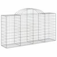 vidaXL Arched Gabion Baskets 3 pcs 78.7