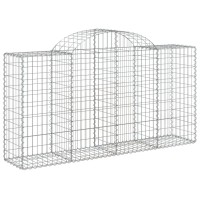 vidaXL Arched Gabion Baskets 7 pcs 78.7