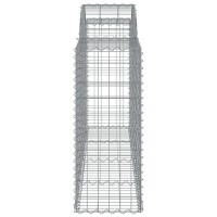 vidaXL Arched Gabion Baskets 10 pcs 78.7