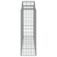 vidaXL Arched Gabion Baskets 15 pcs 78.7