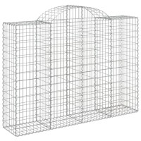 vidaXL Arched Gabion Baskets 3 pcs 78.7