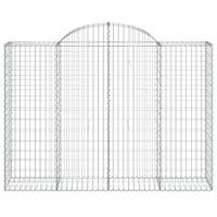 vidaXL Arched Gabion Baskets 3 pcs 78.7