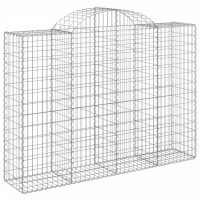 vidaXL Arched Gabion Baskets 7 pcs 78.7