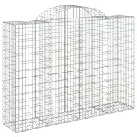 vidaXL Arched Gabion Baskets 8 pcs 78.7