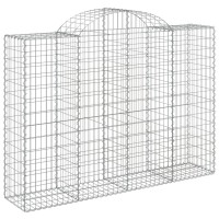 vidaXL Arched Gabion Baskets 11 pcs 78.7