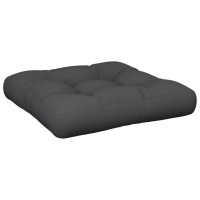 vidaXL Pallet Cushion Black 22.8