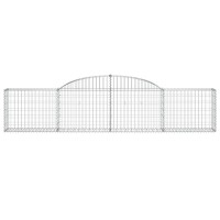 vidaXL Arched Gabion Baskets 13 pcs 118.1