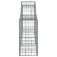 vidaXL Arched Gabion Baskets 20 pcs 118.1