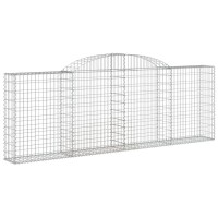 vidaXL Arched Gabion Baskets 5 pcs 118.1