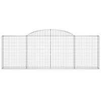 vidaXL Arched Gabion Baskets 13 pcs 118.1