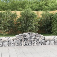 vidaXL Arched Gabion Baskets 10 pcs 118.1