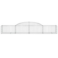 vidaXL Arched Gabion Baskets 25 pcs 118.1