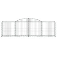 vidaXL Arched Gabion Baskets 2 pcs 118.1