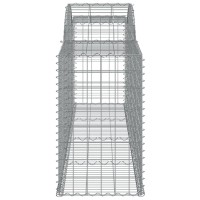 vidaXL Arched Gabion Baskets 20 pcs 118.1