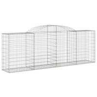 vidaXL Arched Gabion Baskets 10 pcs 118.1