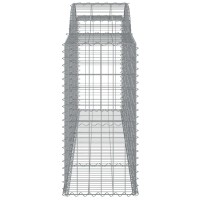 vidaXL Arched Gabion Baskets 10 pcs 118.1