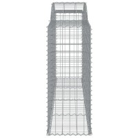 vidaXL Arched Gabion Baskets 10 pcs 118.1