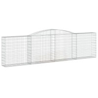 vidaXL Arched Gabion Baskets 3 pcs 157.5