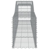 vidaXL Arched Gabion Baskets 2 pcs 157.5