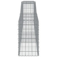 vidaXL Arched Gabion Baskets 7 pcs 157.5