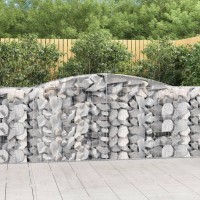 vidaXL Arched Gabion Baskets 6 pcs 157.5