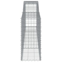 vidaXL Arched Gabion Baskets 6 pcs 157.5