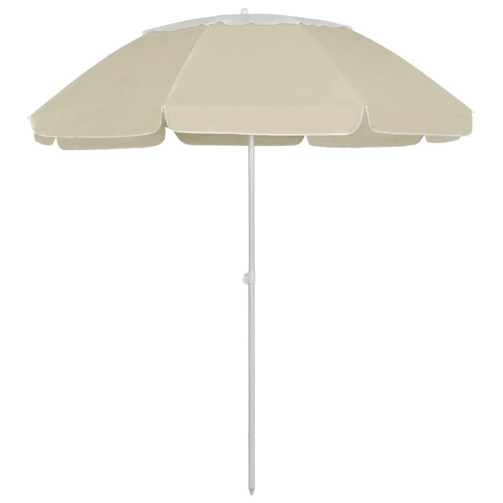 vidaXL Beach Umbrella Sand Yellow 118.1