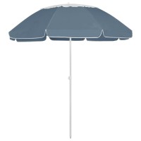 vidaXL Beach Umbrella Blue 118.1