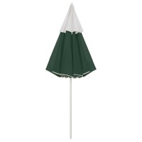 vidaXL Beach Umbrella Green 118.1