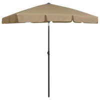 vidaXL Beach Umbrella Taupe 70.9