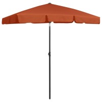 vidaXL Beach Umbrella Terracotta 70.9