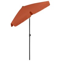 vidaXL Beach Umbrella Terracotta 70.9