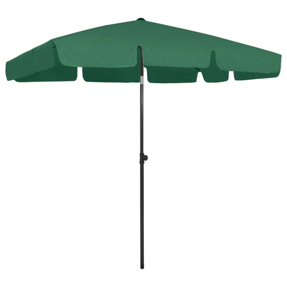 vidaXL Beach Umbrella Green 78.7