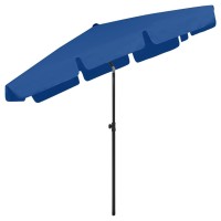 vidaXL Beach Umbrella Azure Blue 78.7