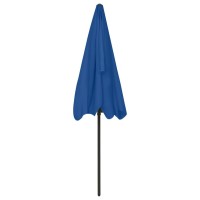 vidaXL Beach Umbrella Azure Blue 78.7