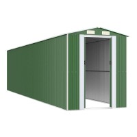 vidaXL Garden Shed Green 75.6