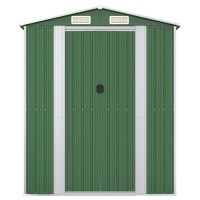 vidaXL Garden Shed Green 75.6