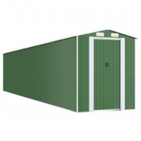 vidaXL Garden Shed Green 75.6