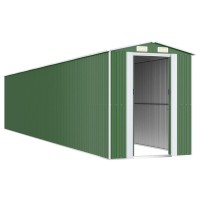 vidaXL Garden Shed Green 75.6