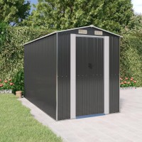 vidaXL Garden Shed Anthracite 75.6