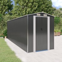 vidaXL Garden Shed Anthracite 75.6