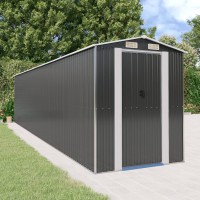 vidaXL Garden Shed Anthracite 75.6