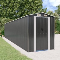 vidaXL Garden Shed Anthracite 75.6