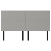 vidaXL Headboards 4 pcs Light Gray 31.5