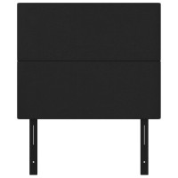 vidaXL Headboards 2 pcs Black 39.4