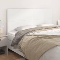 vidaXL Headboards 4 pcs White 31.5